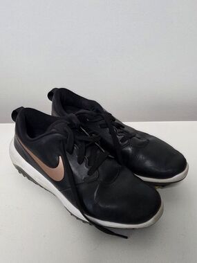 Nike Roshe G Tour Golf Shoes Black Gold AR5582-001 Women’s Size 7